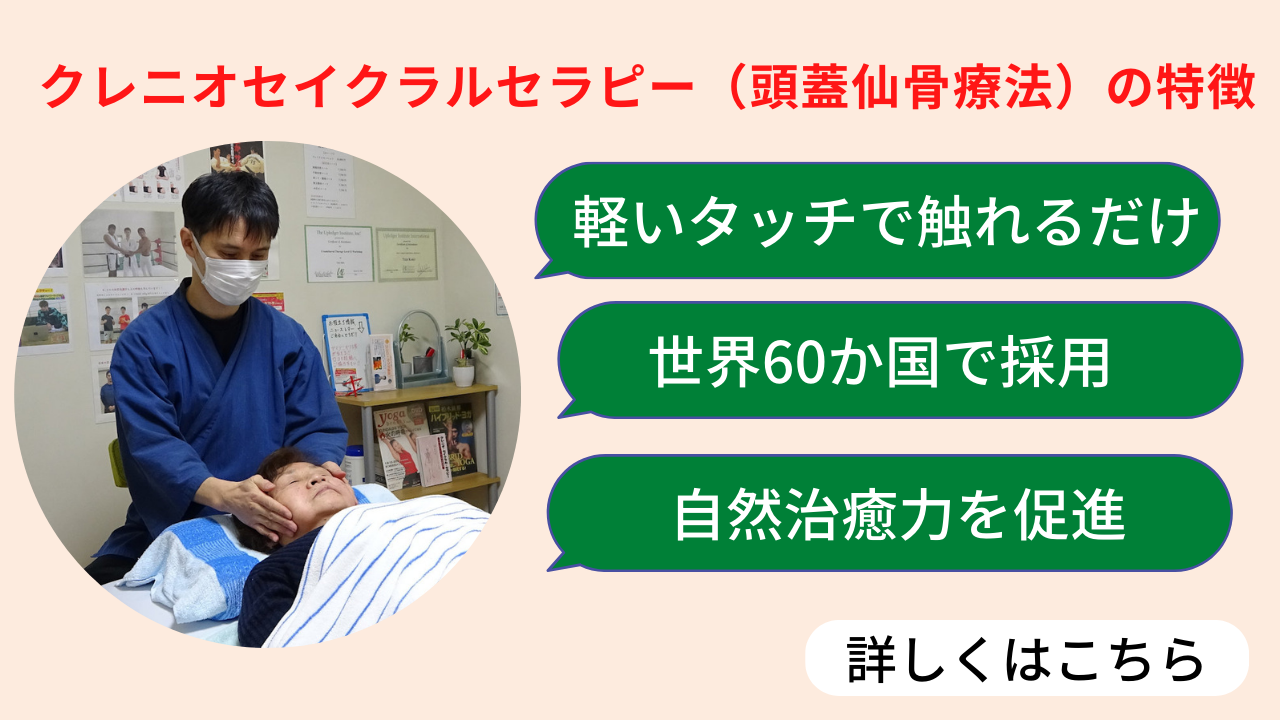 クレニオセイクラルセラピーの特徴